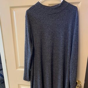 Old navy dark gray knee length sweater dress